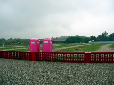 Cherry Bowl Drive-In Theatre - Rear Of Lot - Photo From Water Winter Wonderland